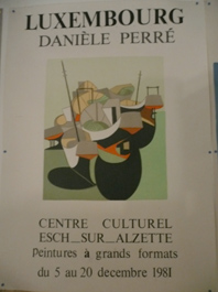 Exposition Danièle Perré 1981.